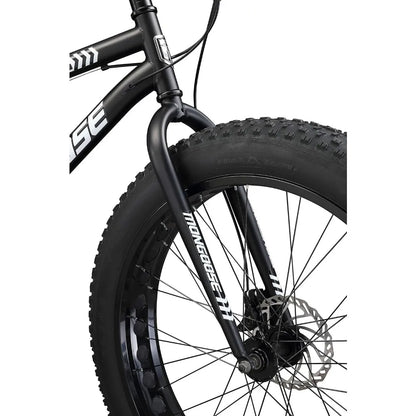 men Fat Tire Mountain Bike, 26-Inch Bicycle Wheels, 4-Inch Wide Knobby Tires, Steel Frame, 7 Speed Drivetrain, Shiman