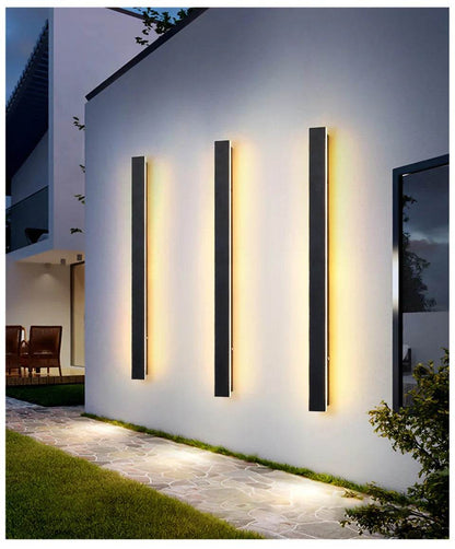 Long Wall Light Outdoor Lighting Waterproof Ip65LED Garden Country Villa Balcony Light Lnterior Wall Bedroom Living Room Light - MarvelouStoree