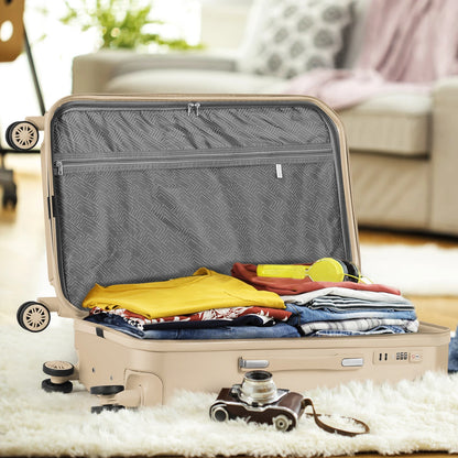 Luggage Set 5Pieces Hard Shell Suitcase Set Family Travel Luggage Suit Business Travel Boarding Luggage With TSA Lock