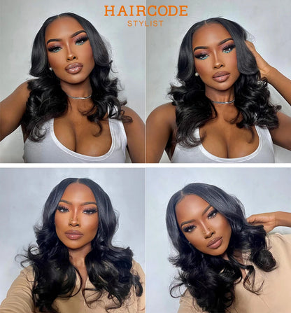 Body Wave Bob Wig 13x6 Transparent Lace Frontal Wig Brazilian Human Hair Wigs Virgin Remy Hair13x4 Lace Closure Wig 180% Density