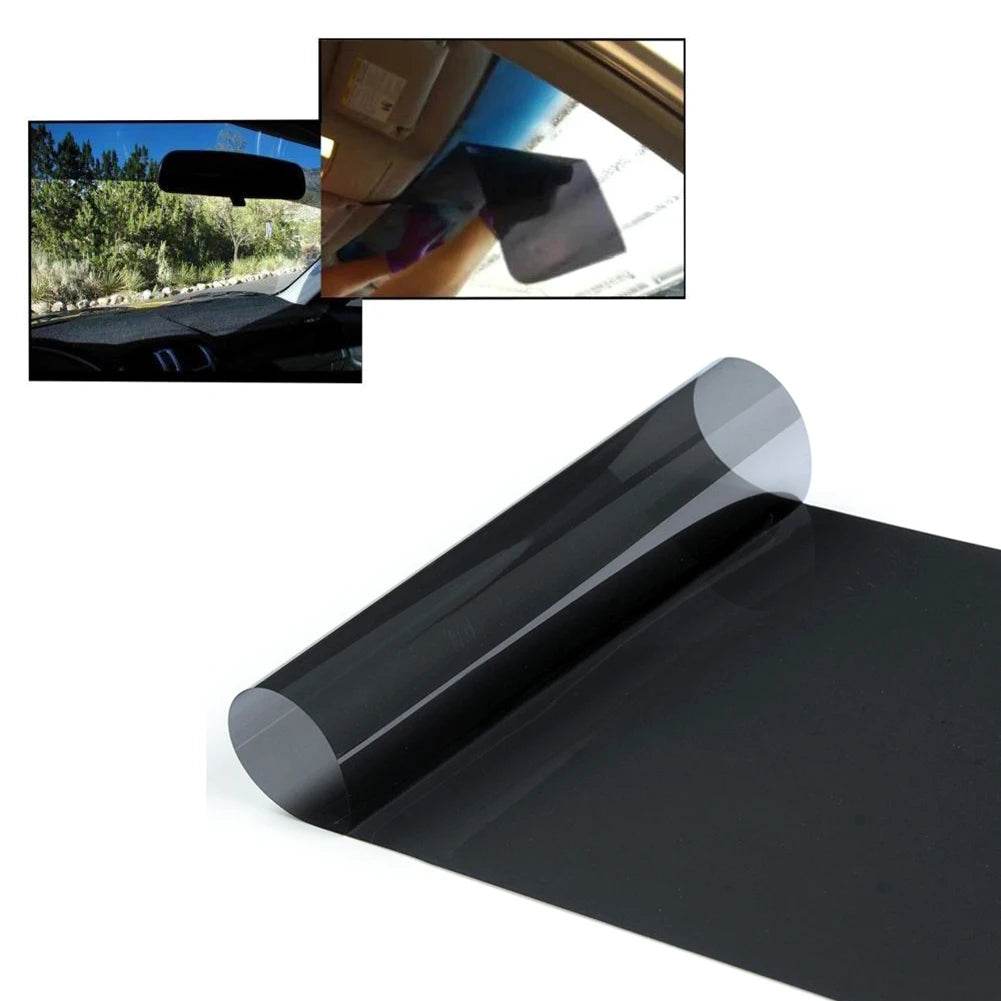 150x20cm Car Windshield Sun Visor Strip Tint Film Front Glass Anti-UV Sun Shade Window Film Decal Car UV Protector Foils Stickes - MarvelouStoree