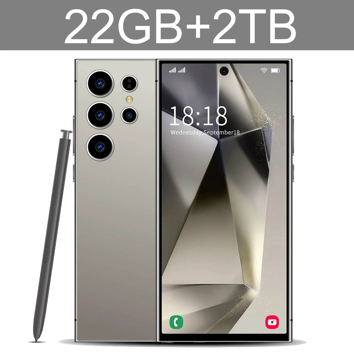 2024 new s24 ultra smartphone 6.8 HD screen cell phone 16G 1T 4G dual sim celulares android unlocked 72mp 8000mah mobile phone - MarvelouStoree