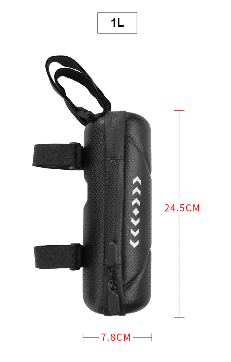 Electric Scooter Front Bag Waterproof EVA Hard Shell Bags Reflective Handlebar Hanging Bag Storage Accessories For Xiaomi M365