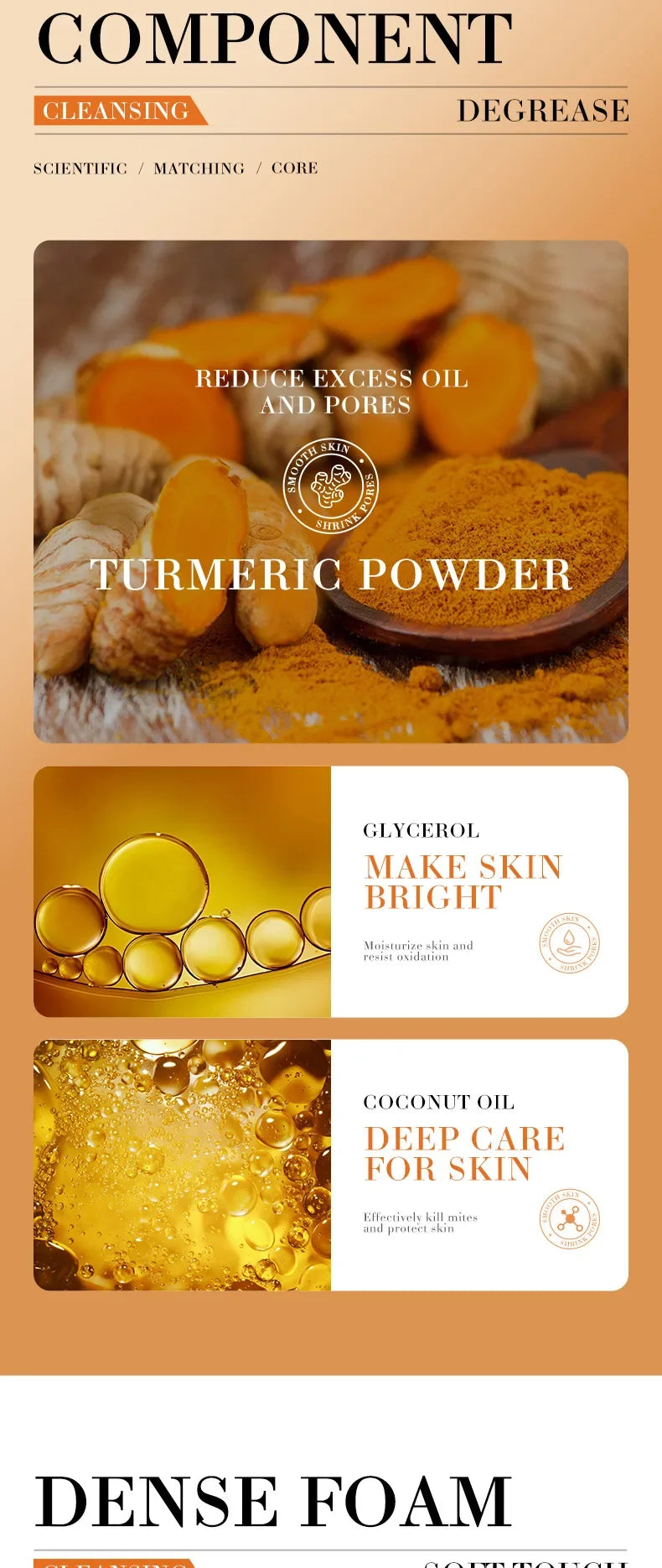 Hand Made Turmeric Soap Body Cleaning Lightening Dark Underarm Leg Body Cleansers Brightening Face Soap Tender Skin Care Beauty