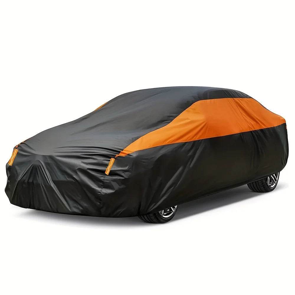 Car Covers Outdoor Waterproof Sun Rain Snow Protection UV Auto Cover Universal SUV/Sedan 190T Car Protective Full Covers - MarvelouStoree