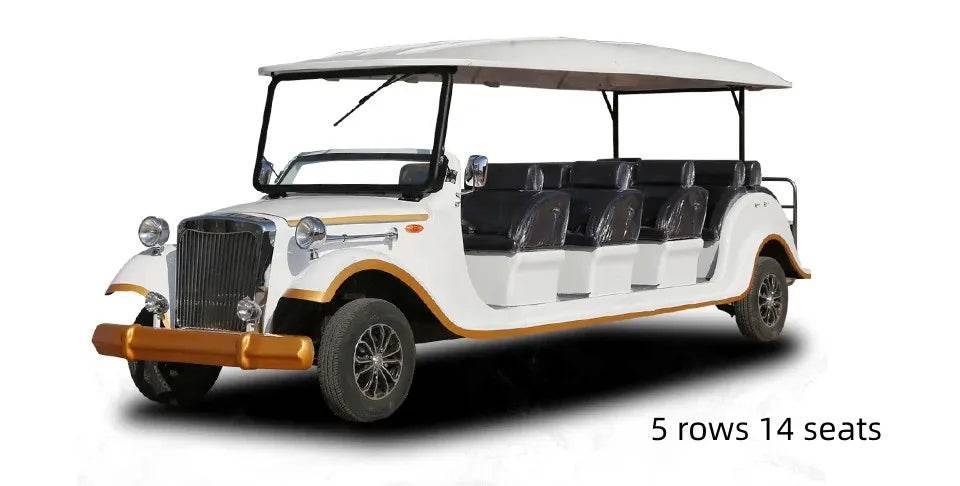 Travel Club Electric Lift Golf Cart Electric Golf Cart 4+2 Seats Electric Club Car With Door 5/8/11/14 Seats Classic Car - MarvelouStoree