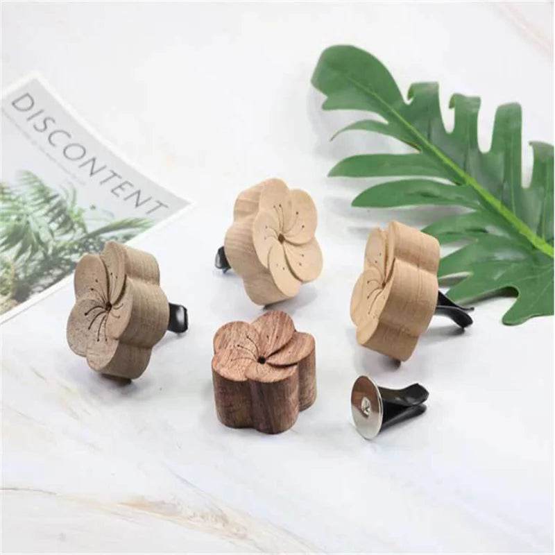 Wooden Essential Oil Aromatherapy Diffuser Wooden Diffuser Eco-Friendly Fragrance Diffused Wood Refreshing Sleep Aid For Home - MarvelouStoree