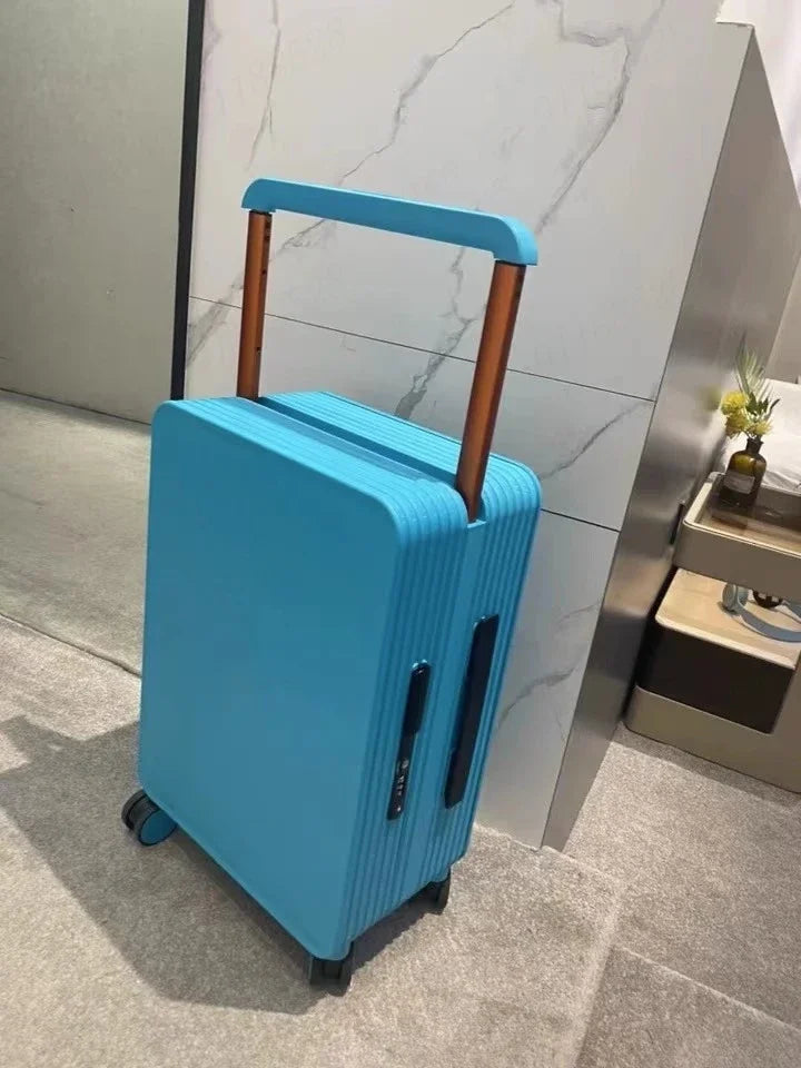 Wide Handle Suitcase 20/24 inch High Quality Rolling Luggage Spinner Wheels Men Travel Bag Women Cabin Password Trolley luggage