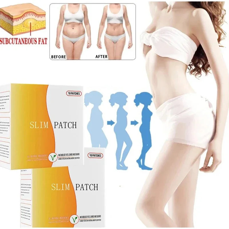 Weight Loss Belly Slimming Patch Fast Burning Fat Detox Abdominal Navel Sticker Dampness-evil Removal Improve Stomach Magnetic