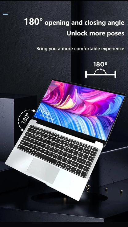 2024 New Intel Core i7 Laptop 14.1" 1920*1080 HD Screen Laptop 12GB RAM 1TB 2TB SSD Windows 11 Business Office Design Gamebook