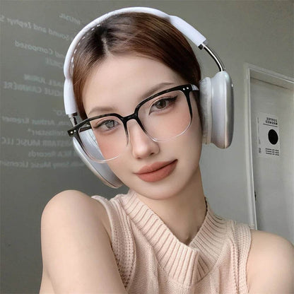 Transparent Computer Glasses Frame Women Men Anti Blue Light Square Glasses Blackout Glasses Optical Glasses Lenses - MarvelouStoree