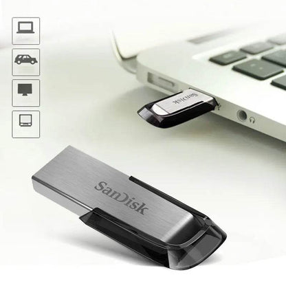 SanDisk USB3.0 Flash Drive 16GB 32GB 64GB 128GB 256GB 512GB USB Memory Stick High Performance up to 150MB/s USB3.0 Pen Drives - MarvelouStoree