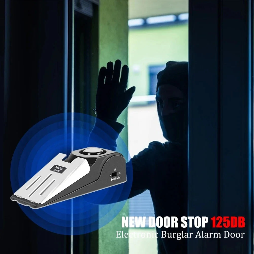 Door obstacle alarm 120dB anti-theft alarm system, essential for personal protection in hotels and residential areas,