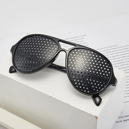 Anti-myopia Astigmatism Glasses Vision Correction Fatigue Pin Hole Glasses With Holes For Men Women Eyesight Improvement