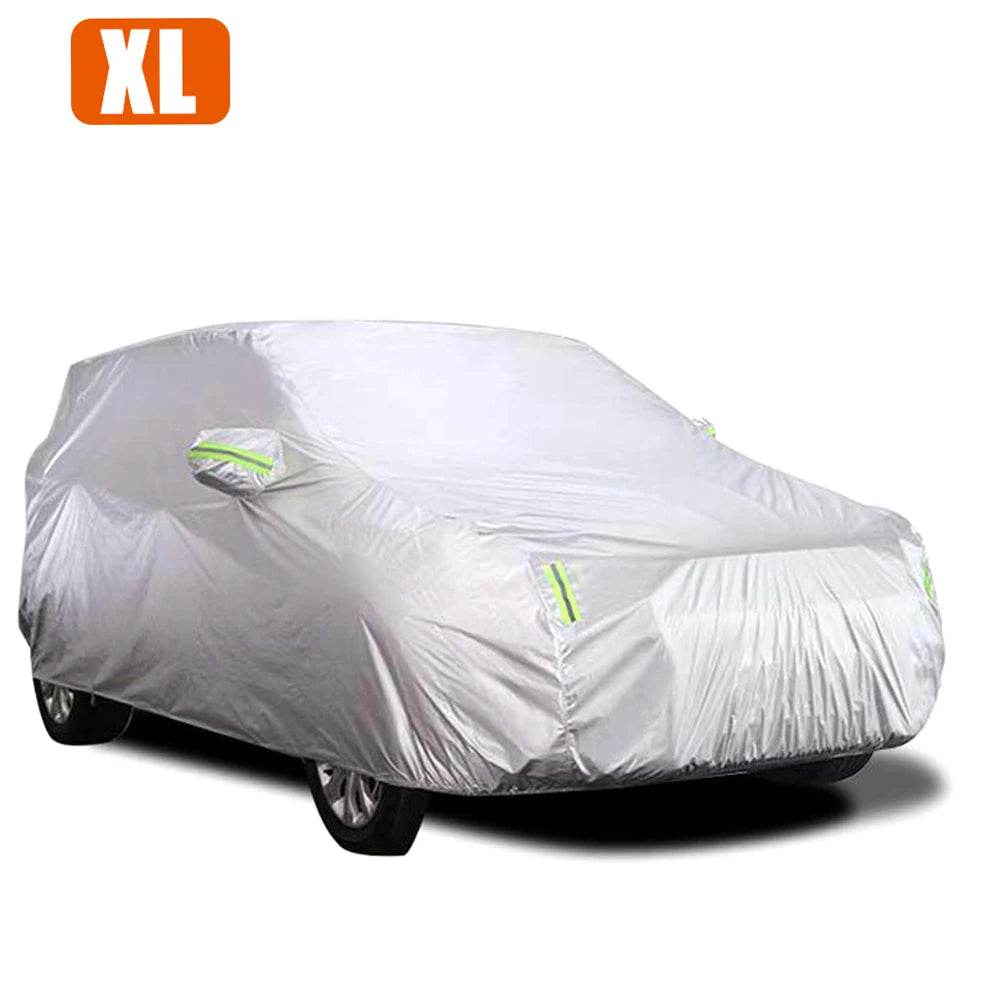 S-XXL Car Cover Sedan Full Covers with Reflective Strip Sunscreen Protection Dustproof&Waterproof UV Scratch-Resistant Universal - MarvelouStoree