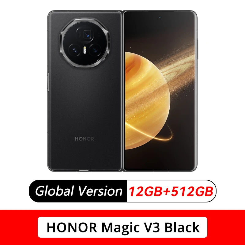 New Original Global Version Huawei Honor Magic V3 Snapdragon8 Gen3 7.92 inches 2344x2156 OLED 4320Hz 5150mAh 66W SuperCharge NFC