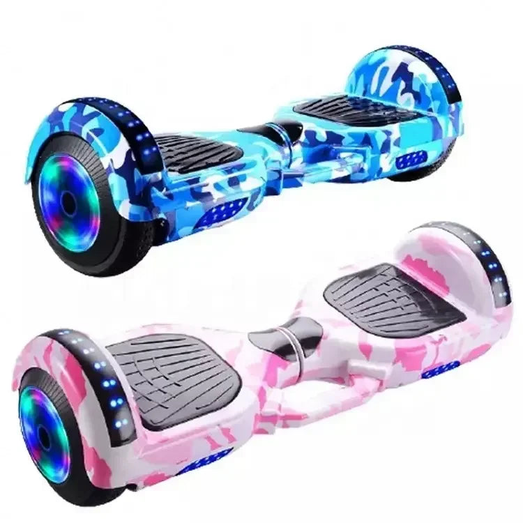 2 Wheels 7 inch Kids Smart Electr Hover Board, Led Lights Self Balance Electrical Skateboards, Children Electric Hoverboards