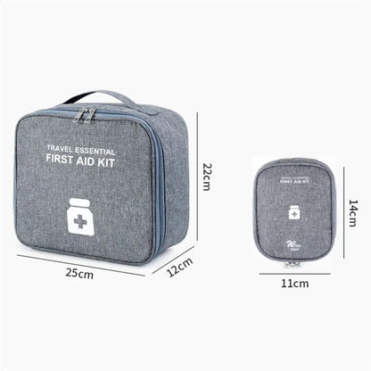 Home Medicine Bag First Aid Kit Large Capacity Portable Travel Medicine Storage Box Survival Bag Emergency Bag For Car Camping