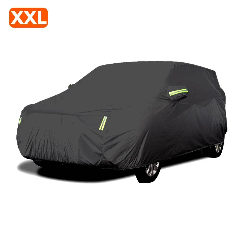 S-XXL Car Cover Sedan Full Covers with Reflective Strip Sunscreen Protection Dustproof&Waterproof UV Scratch-Resistant Universal - MarvelouStoree