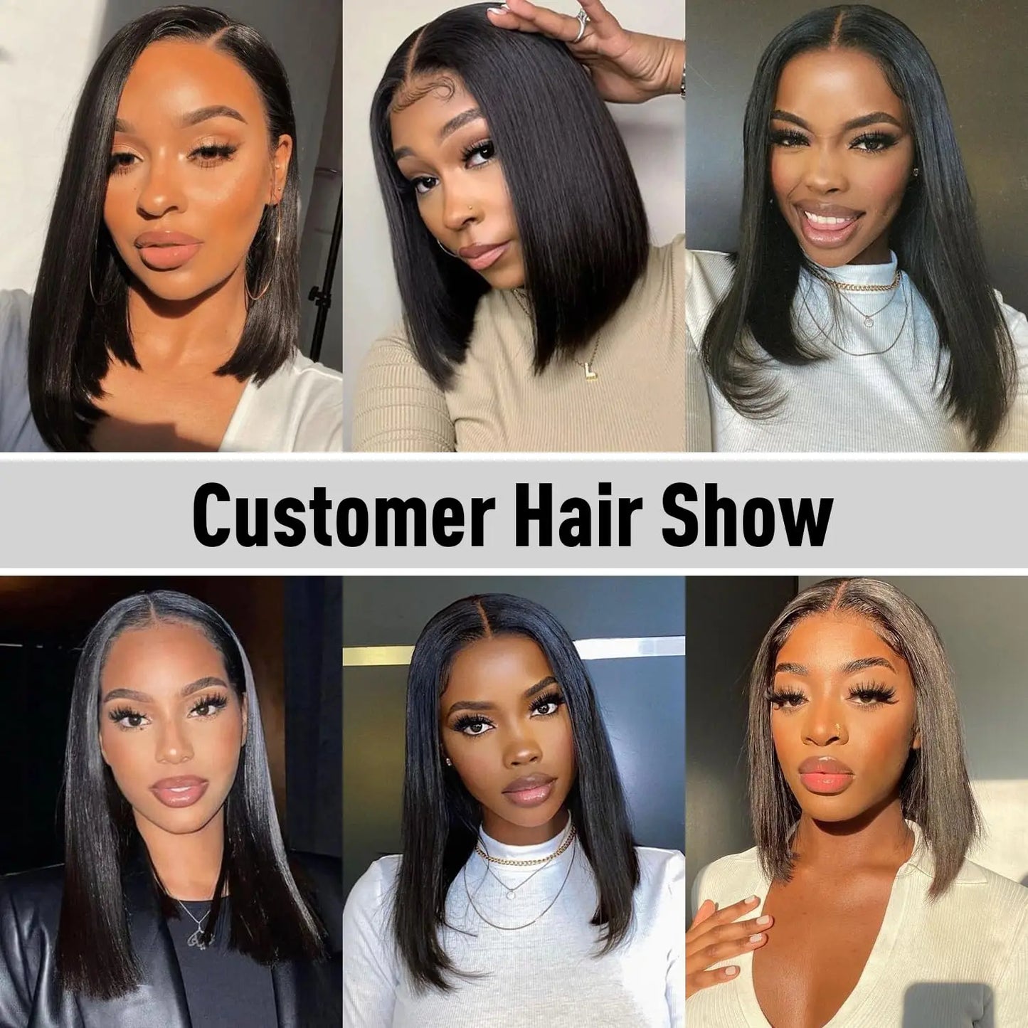 Put on and Go Glueless Wig Human Hair Pre Plucked Pre Cut Lace Bleached Knots Straight Short Bob Wigs Human Hair For Black Women