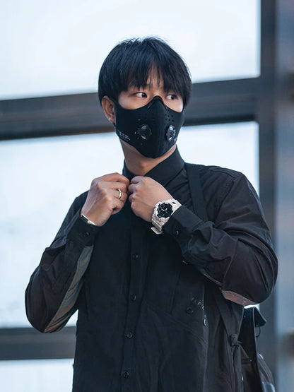 ENSHADOWER & COMBACK & PUPILTRAVEL cyberpunk face mask cosplay ninja wear street wear techwear