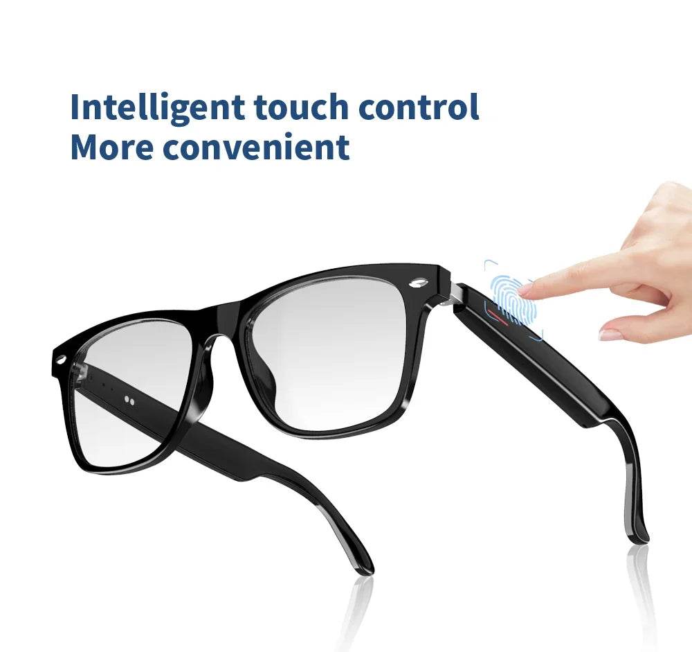 Modern Black technology E13 Bluetooth Smart Glasses Wireless Bluetooth Headset Anti Blue Light Sunglasses Man Woman Sunglasses - MarvelouStoree