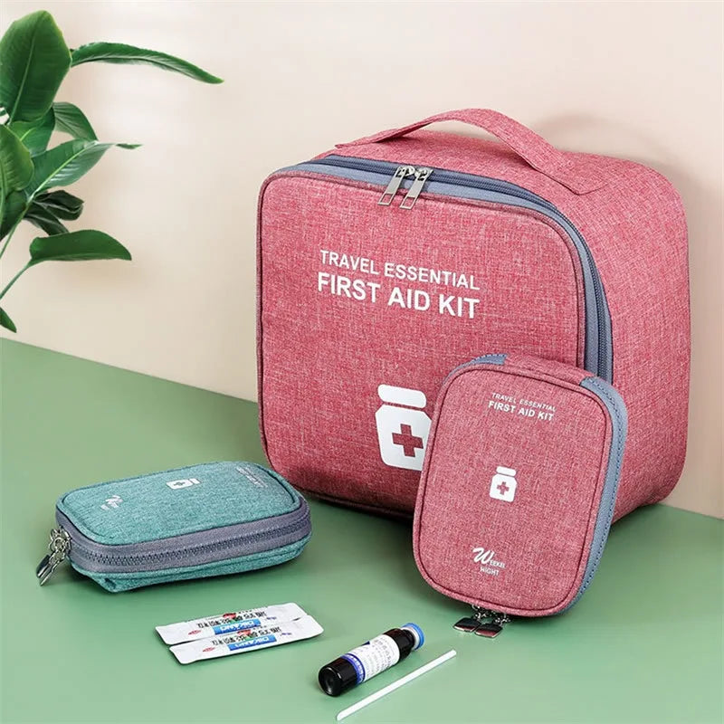 Home Medicine Bag First Aid Kit Large Capacity Portable Travel Medicine Storage Box Survival Bag Emergency Bag For Car Camping