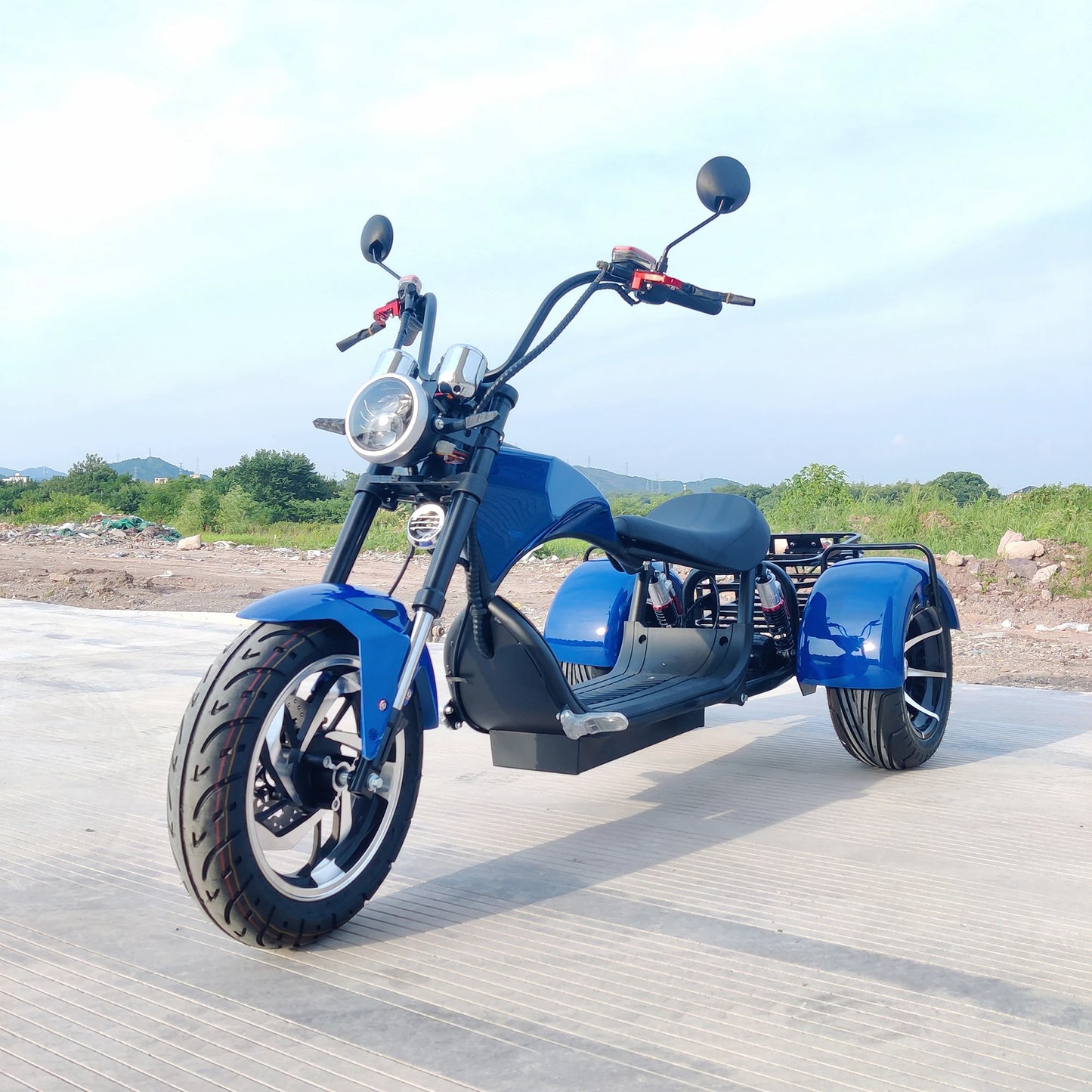 18Inch Fat Tire Electric Motorcycle Max Speed 40KM/H 1500W Powerful Motor Max Load 250KG Adult Citycoco Electric 3 Wheel Scooter