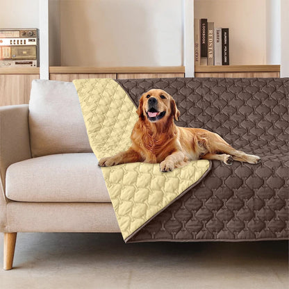 Extra Large Double-Faced 100% Waterproof Dog Bed Cover Pet Blanket Sofa Couch Furniture Protector for Dogs Cats,Reversible