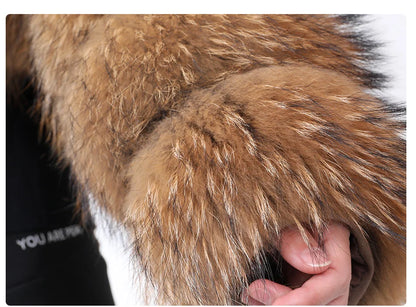 MAOMAOKONG 2023 Trend New Real Fur Coat Natural Fox Fur Women's Winter Coats Short Jackets Female Clothing Vests Fashion