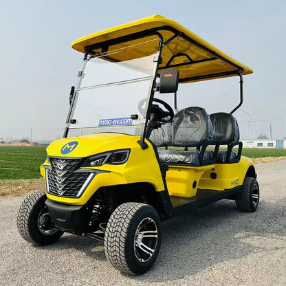 2024 72V Electric Golf Cart 4+2 Seater Lithium 5KW 7KW AC Motor AC Motor Off Road Golf Cart Hunting Golf Buggy