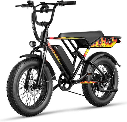 [Exclusive link]AQJasion RetroVolt Electric Bike for Adults With Front Basket - MarvelouStoree