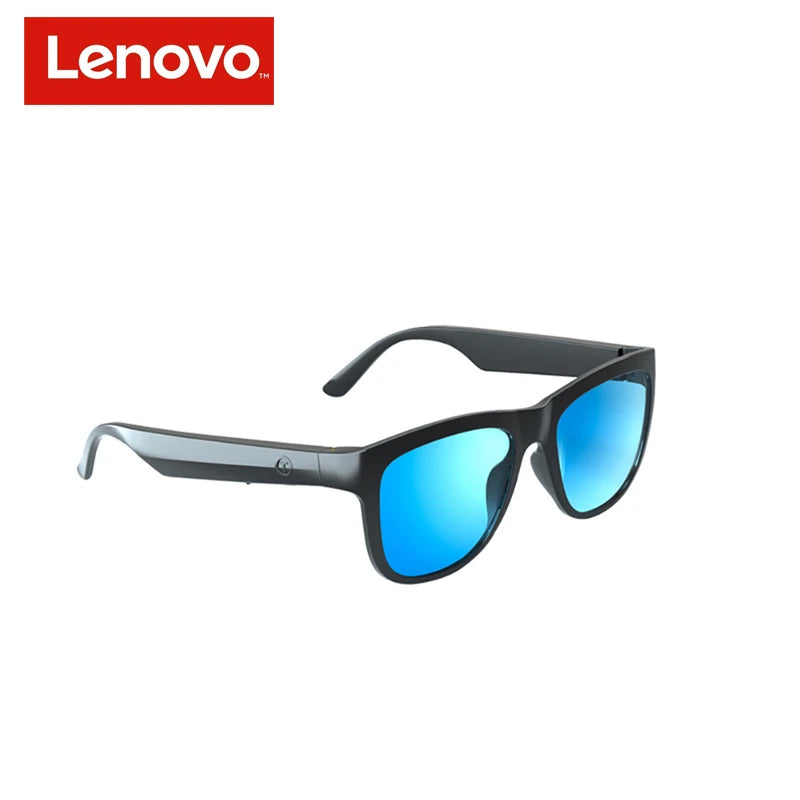 New Lenovo Lecoo C8 Earphone Wireless Bluetooth Glasses Headphones Light Weight Sunglasses Headset Outdoor Sports Music Earbuds