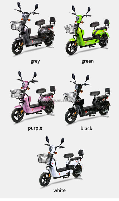 New Electric Bicycles Lead-acid Battery Lithium Battery 48V 12A 20A Urban Electric Scooter