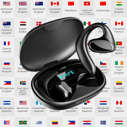 M8 Translator Earbuds 144 Language Translator Device Two Way Real Time Translation 97% High Accuracy Support Music Calling