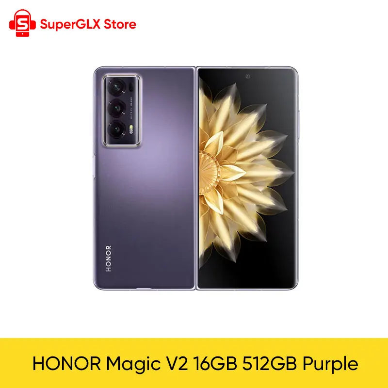 Global Version Honor Magic V2 5G Foldable LTPO OLED 120Hz Display 7.92" 50MP Rear Cameras Snapdragon 8+ Gen 2 5000mAh 66W NFC