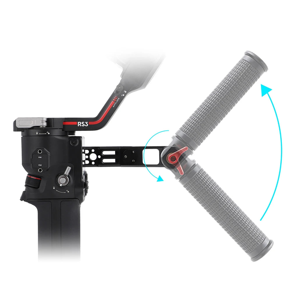 Stabilizer Foldable Aluminum Alloy Monitor Stabilizers Handle Extension Cameras Accessory Gimbal Video Stick Selfie