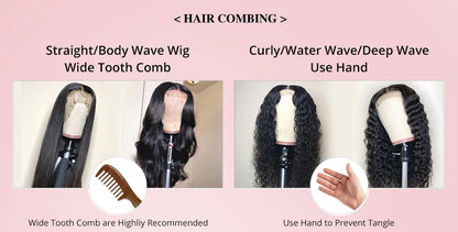 180% Body Wave Glueless Wig Human Hair Ready To Wear 5x5 Lace Closure Human Hair Wigs For Women 6x4 Pre-Cut Lace Closure Wig