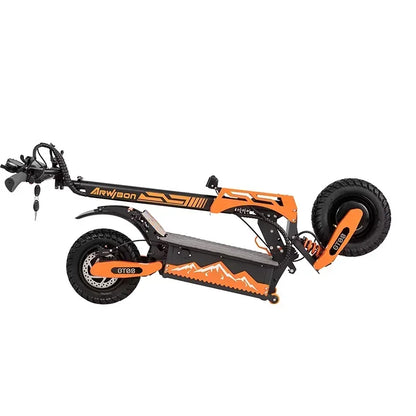 DT08 2024 New 5600w Dual Motor Electric Scooter 60v 27ah Max Speed 75-80km/h Lcd Display 11 Inch Tyres Foldable Electric Scooter