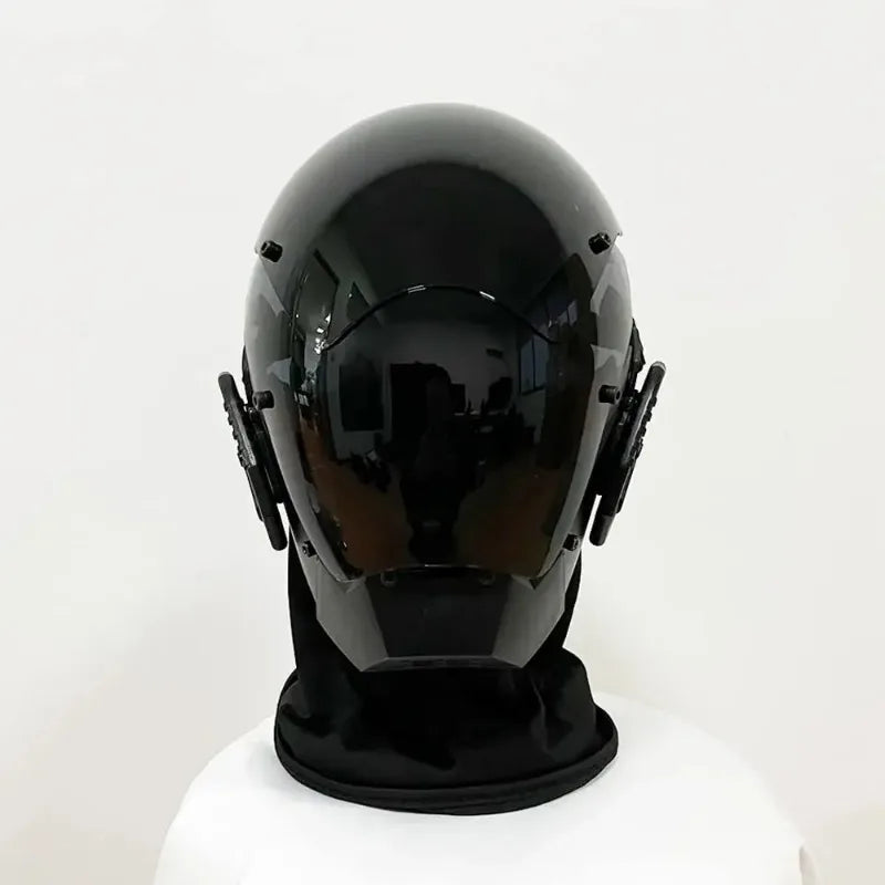 2024 Hot Cyberpunk Mask Technology Sense CS Played Futurism Cool Standard Model Sci Fi Halloween Pair Role Playing Robot Police