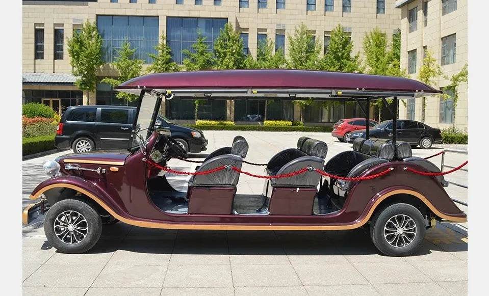 Travel Club Electric Lift Golf Cart Electric Golf Cart 4+2 Seats Electric Club Car With Door 5/8/11/14 Seats Classic Car - MarvelouStoree