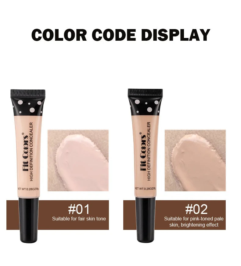 Face Make Up Concealer Waterproof Full Cover Dark Circles Cream Acne Contour Palette Makeup Contouring Sliky Liquid Foundation