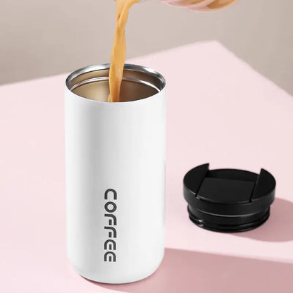 400/500ML Insulated Coffee Mug Cup Travel Stainless Steel Flask Vacuum Leakproof Thermo Bottles Espresso Themo Bottle Coffeeware