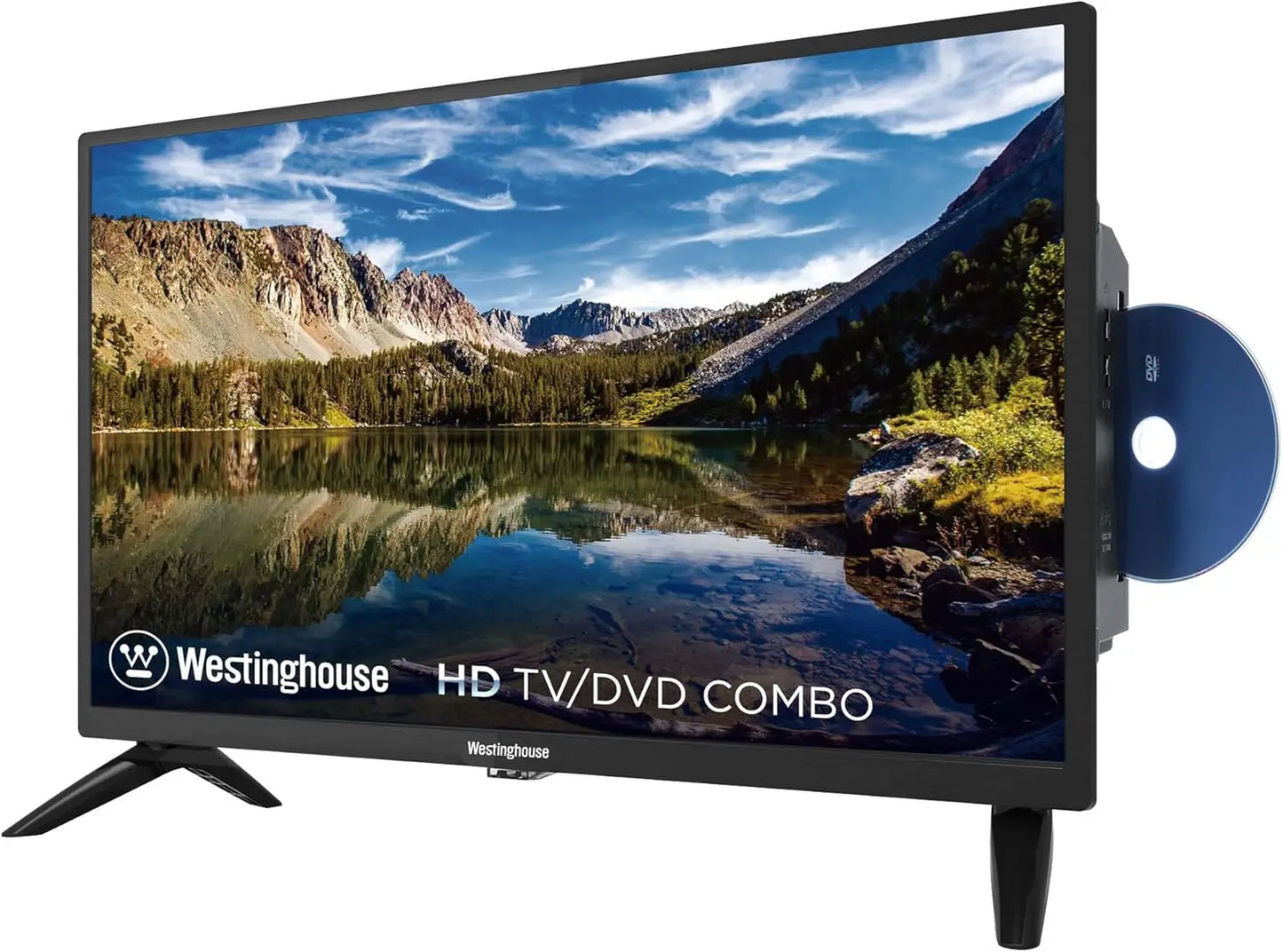 24" HD Small TV with Built-in DVD