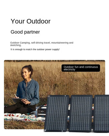 900W Folding -Solar Panel Portable Bag USB Output Solar Charger Outdoor Power Business Trip Hiking Camping Phone Power Generator