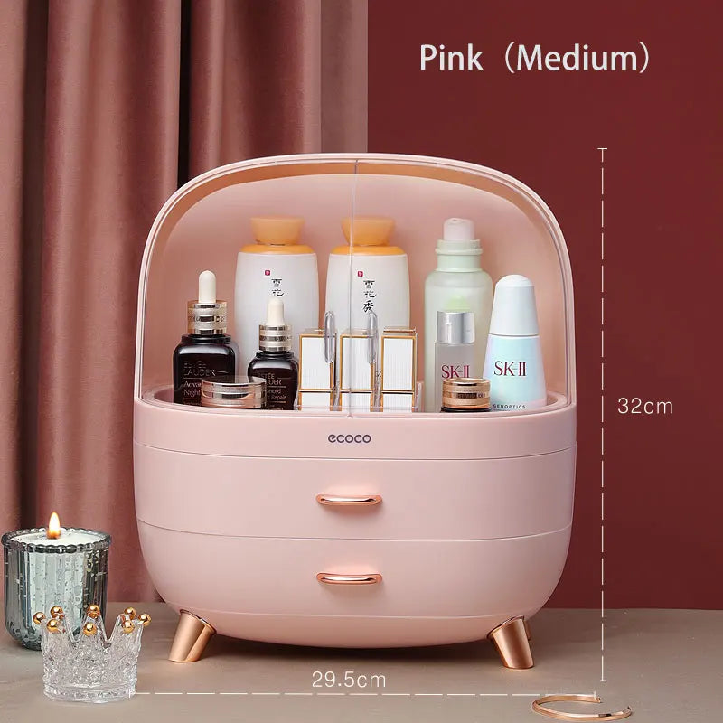 Makeup Container Polish Box Desktop Storage Organizer Makeup Drawer Large Box Cosmetic Capacity Storage Nail Jewelry