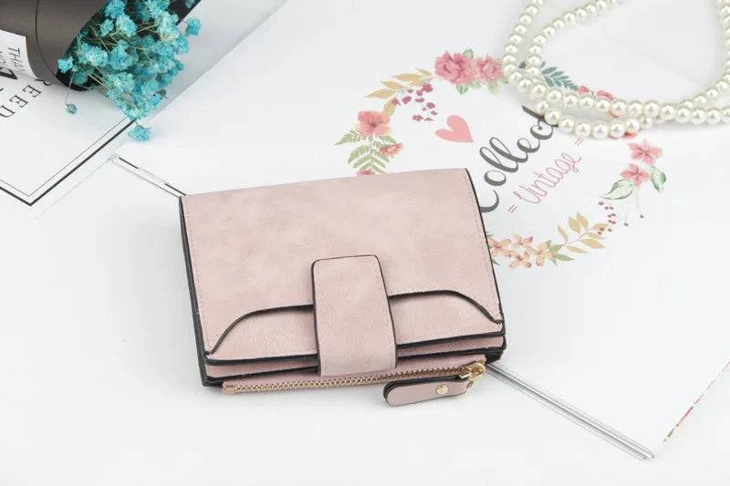 2024 Leather Women Wallet Hasp Small and Slim Coin Pocket Purse Women Wallets Cards Holders Luxury Brand Wallets Designer Purse