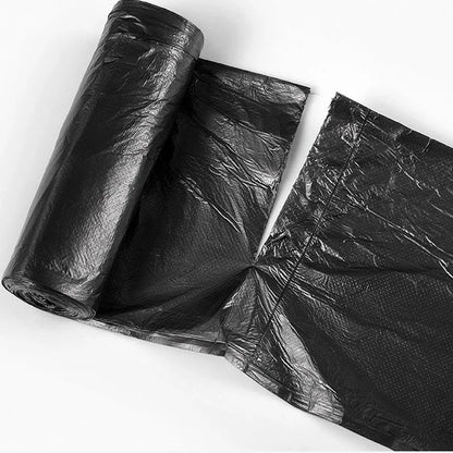 100PCS/Pack Black Household Disposable Garbage Bag Kitchen Bathroom Storage Garbage Bin Lining Flat Top Cleaning Garbage Bag