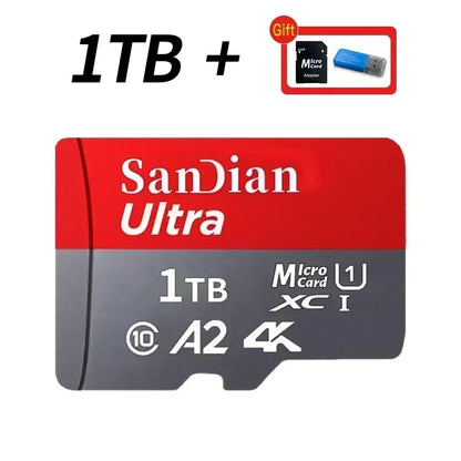 High Speed Memory Card Original SD Card 1TB 2TB Class 10 Large Capacity Storage Device Sd Memory Card for PC/Laptop/Mac/Camera