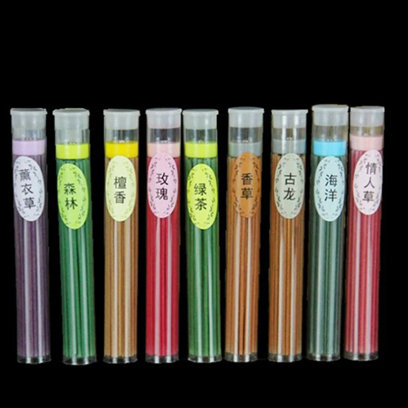 50Pcs Random Sticks Incense Aromatherapy Fragrance Spices Fresh Air Natural Aroma Indoor Spices Sandalwood